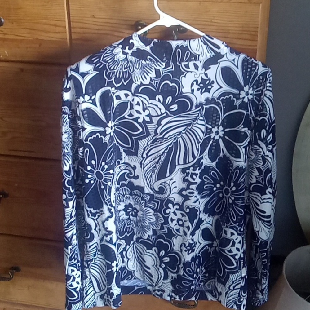 Blue sequin jacket - Picture 2 of 2